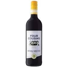 Four Cousins Red Wine 750ml