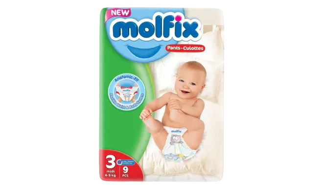 Moflix Diaper 4‑9kg 9pcs